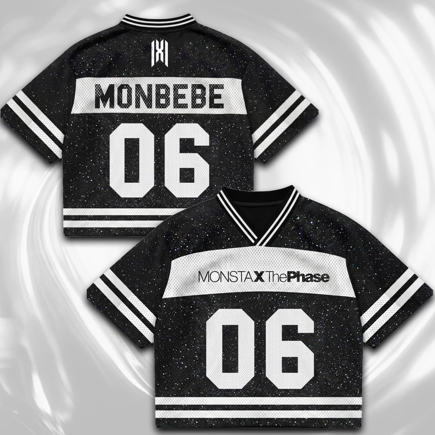 Star Night Monsta X The Phase Mixed Mesh Jersey Nexus Outfit Fan Edition