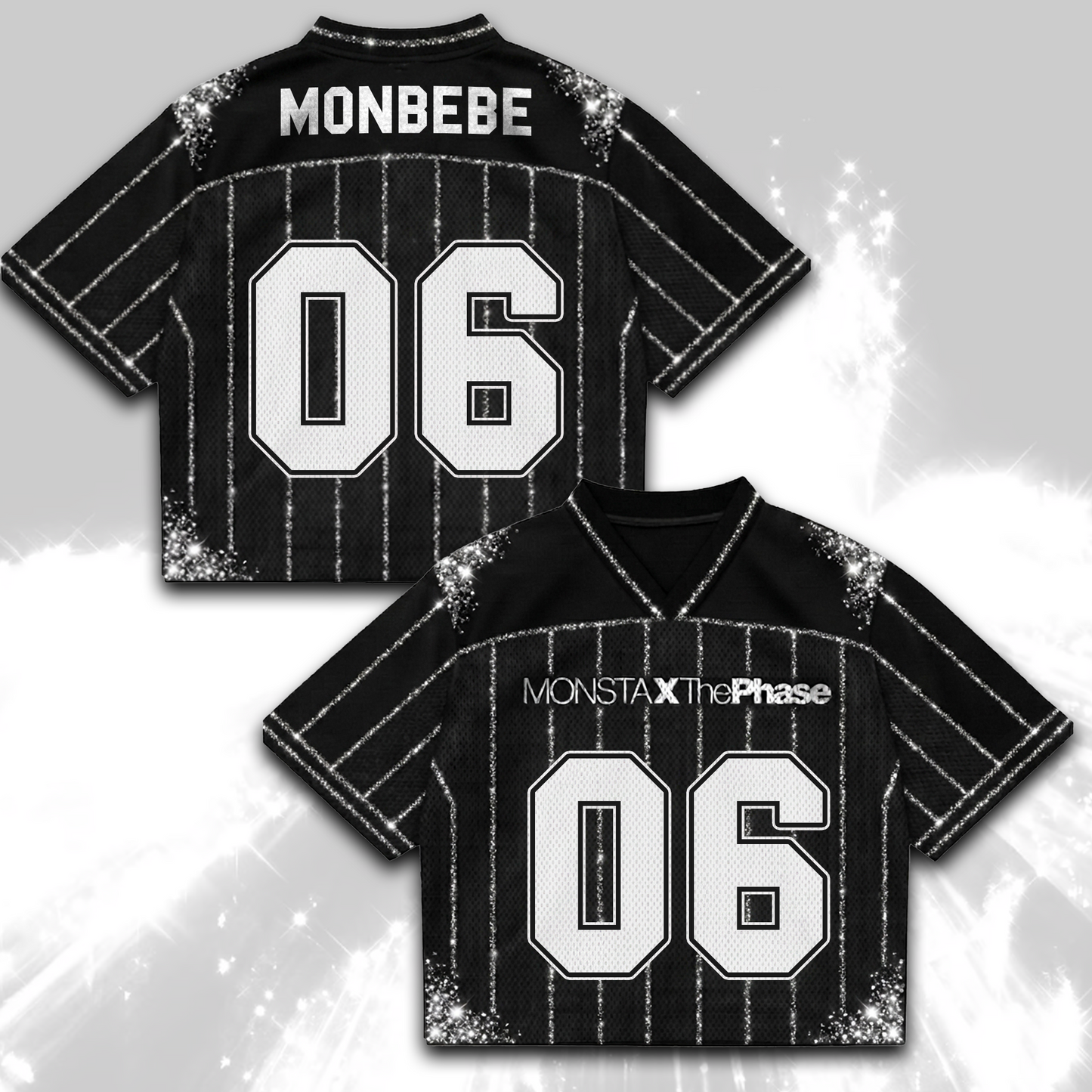 Star Monsta X The Phase Mixed Mesh Jersey Nexus Outfit Gift For Fans