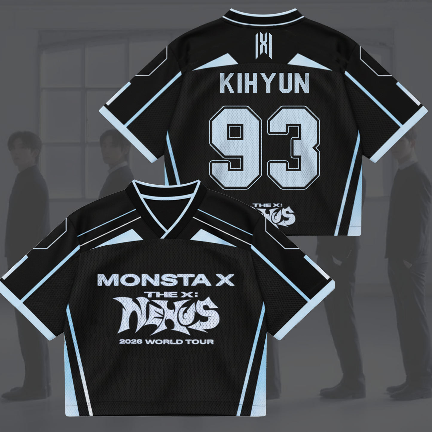 Galactic Monsta X World Tour The X Nexus Mixed Mesh Jersey