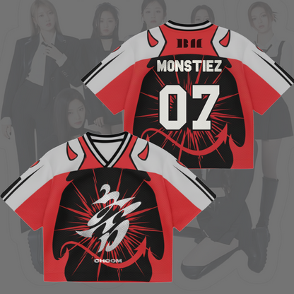 BABYMONSTER Choom Album Mixed Mesh Jersey Gifts For Fans