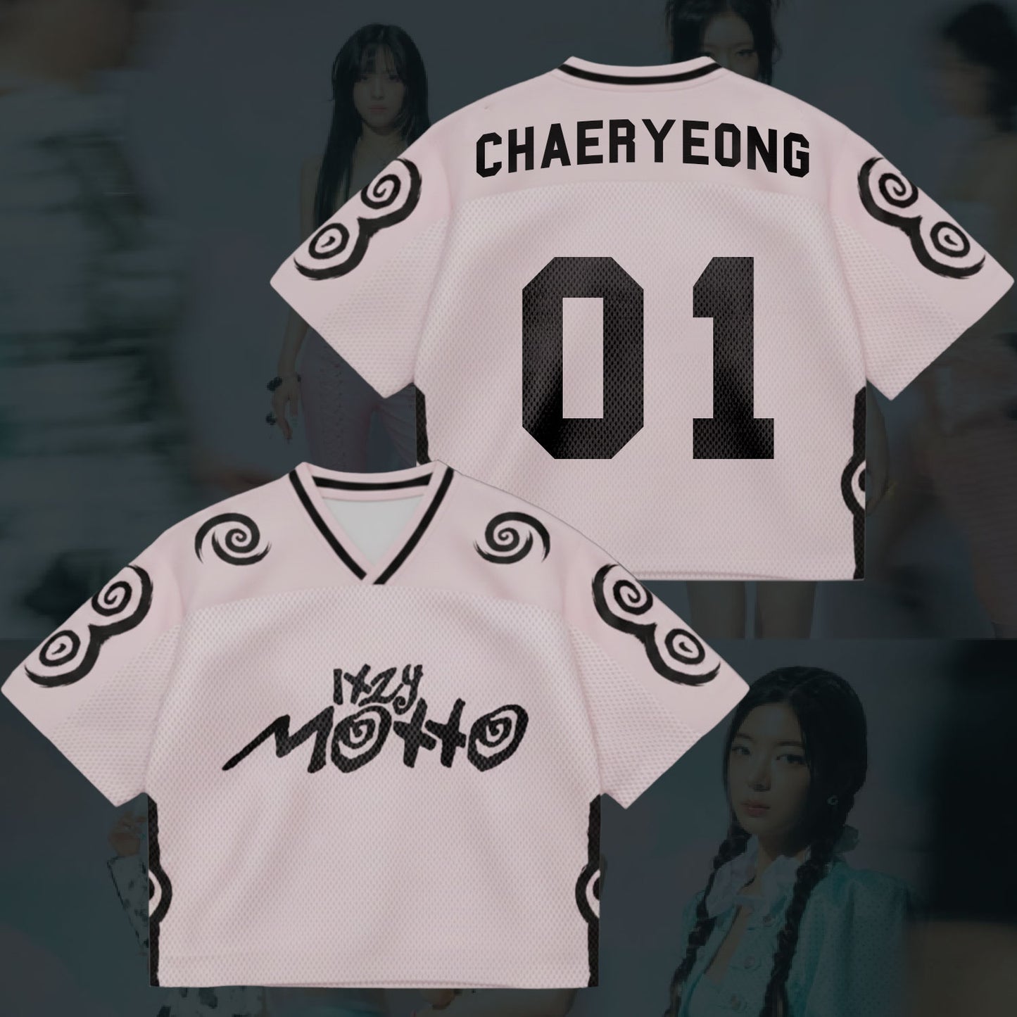 Itzy Motto Album Mix Mesh Jersey Edition