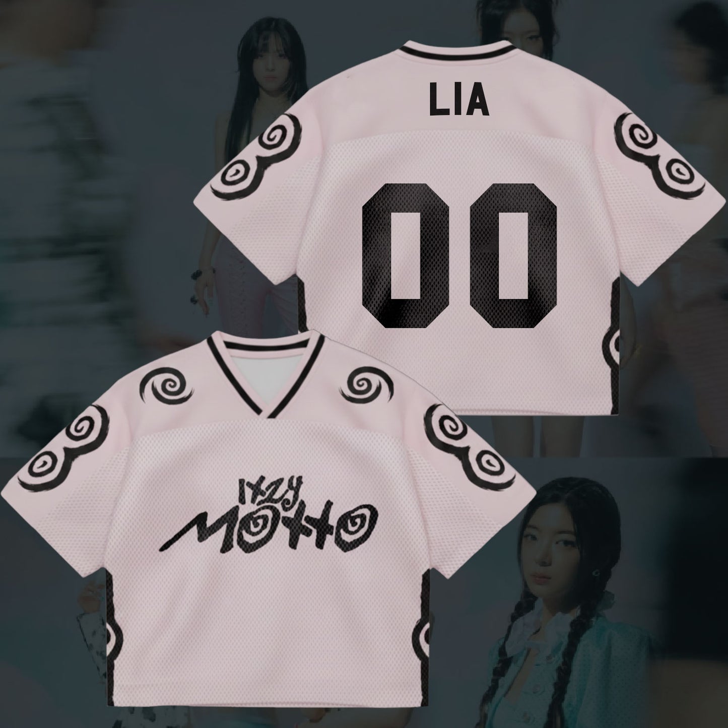 Itzy Motto Album Mix Mesh Jersey Edition