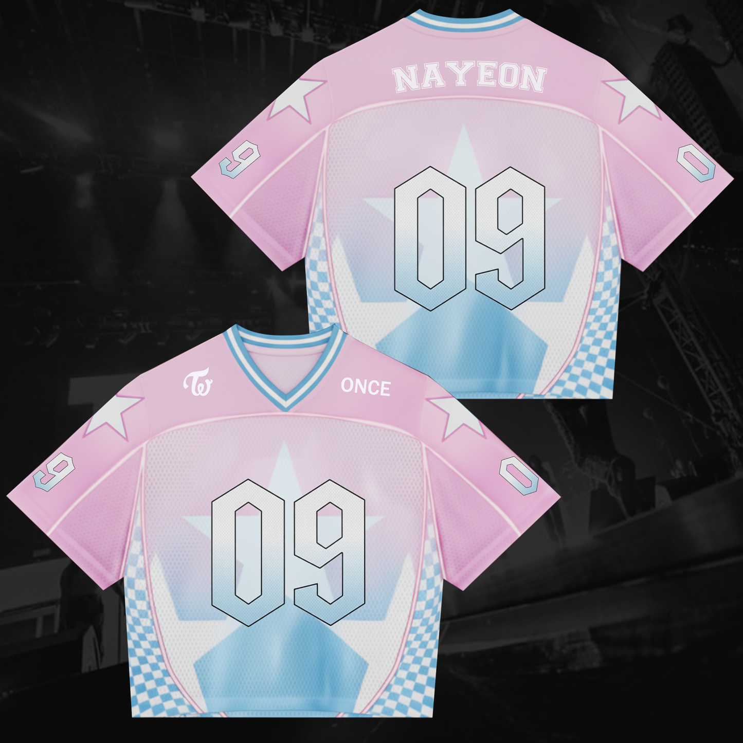 WAVESTEEᵀᴹ Twice One In a Milion 10th Anniversary Mixed Mesh Jersey