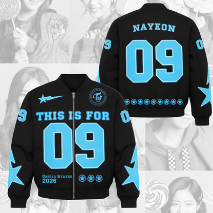 WAVESTEEᵀᴹ This Is For Tour United State 2026 Bomber Jacket