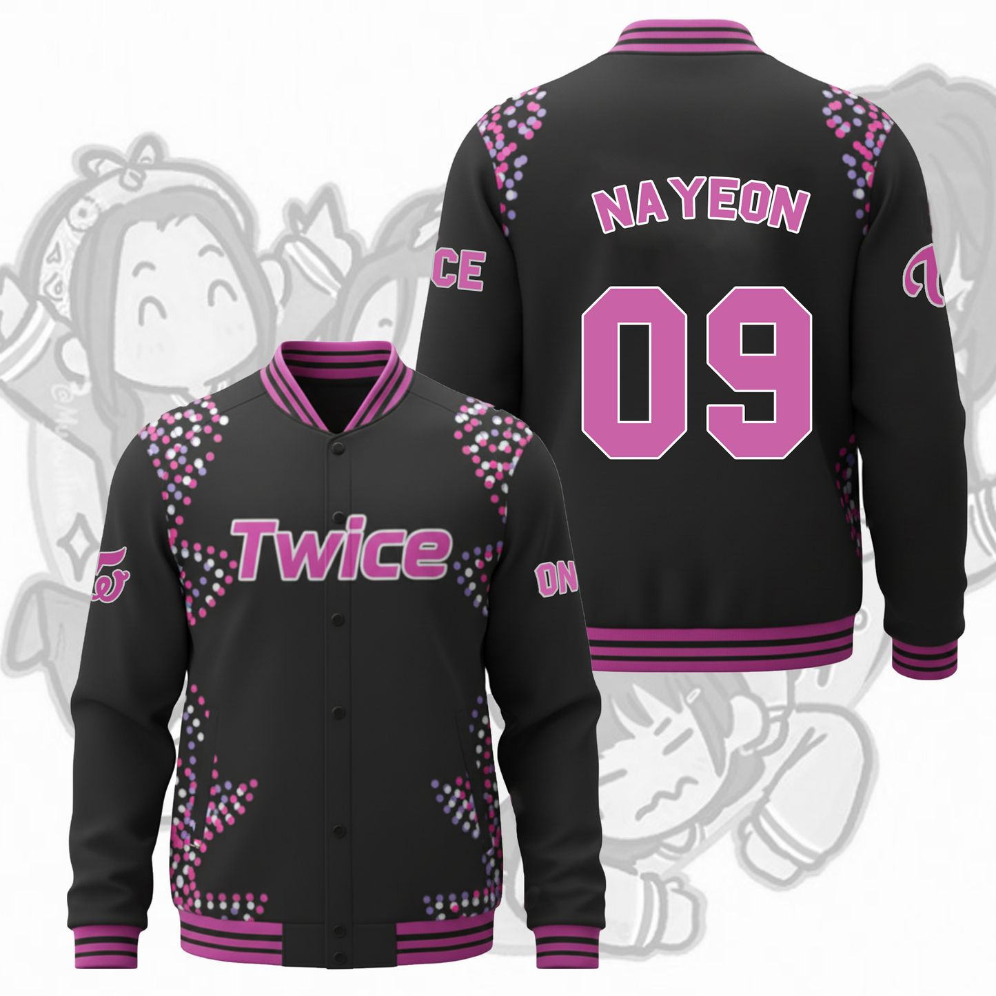 WAVESTEEᵀᴹ Twice The Flow 10 Years Anniversary Baseball Jacket