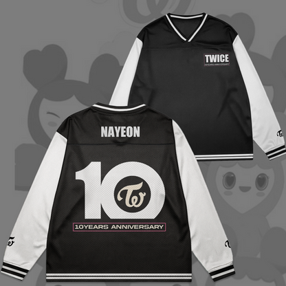 WAVESTEEᵀᴹ 10 Years Anniversary Twice Mesh Splicing Long Sleeved