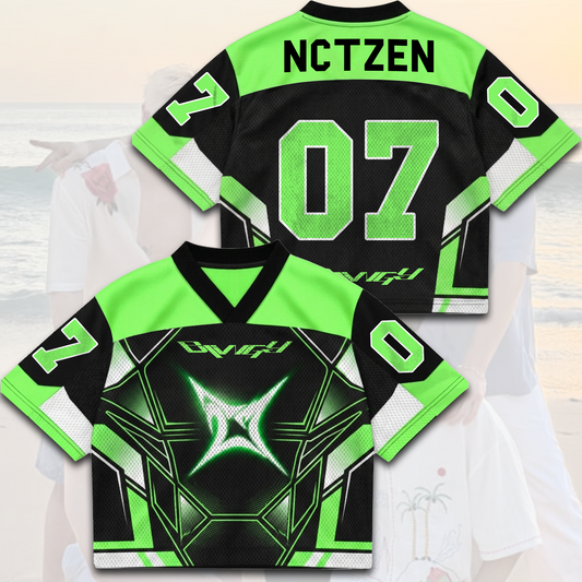 Sporty NCT 127 Blingy Album Mixed Mesh Jersey Gift For Fans