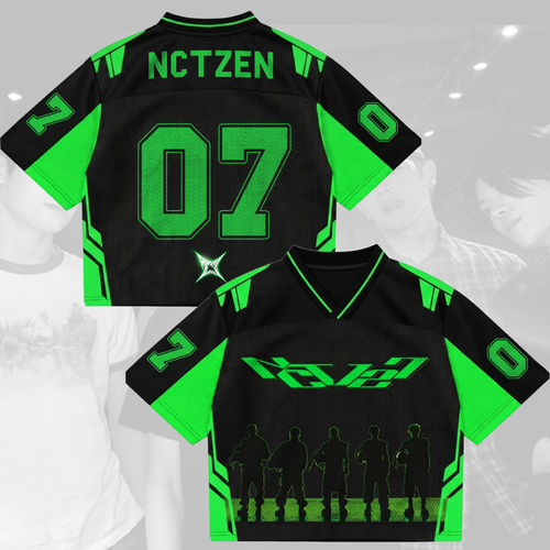 NCT 127 Blingy Domain Neo City Mixed Mesh Jersey Gift For Nctzen