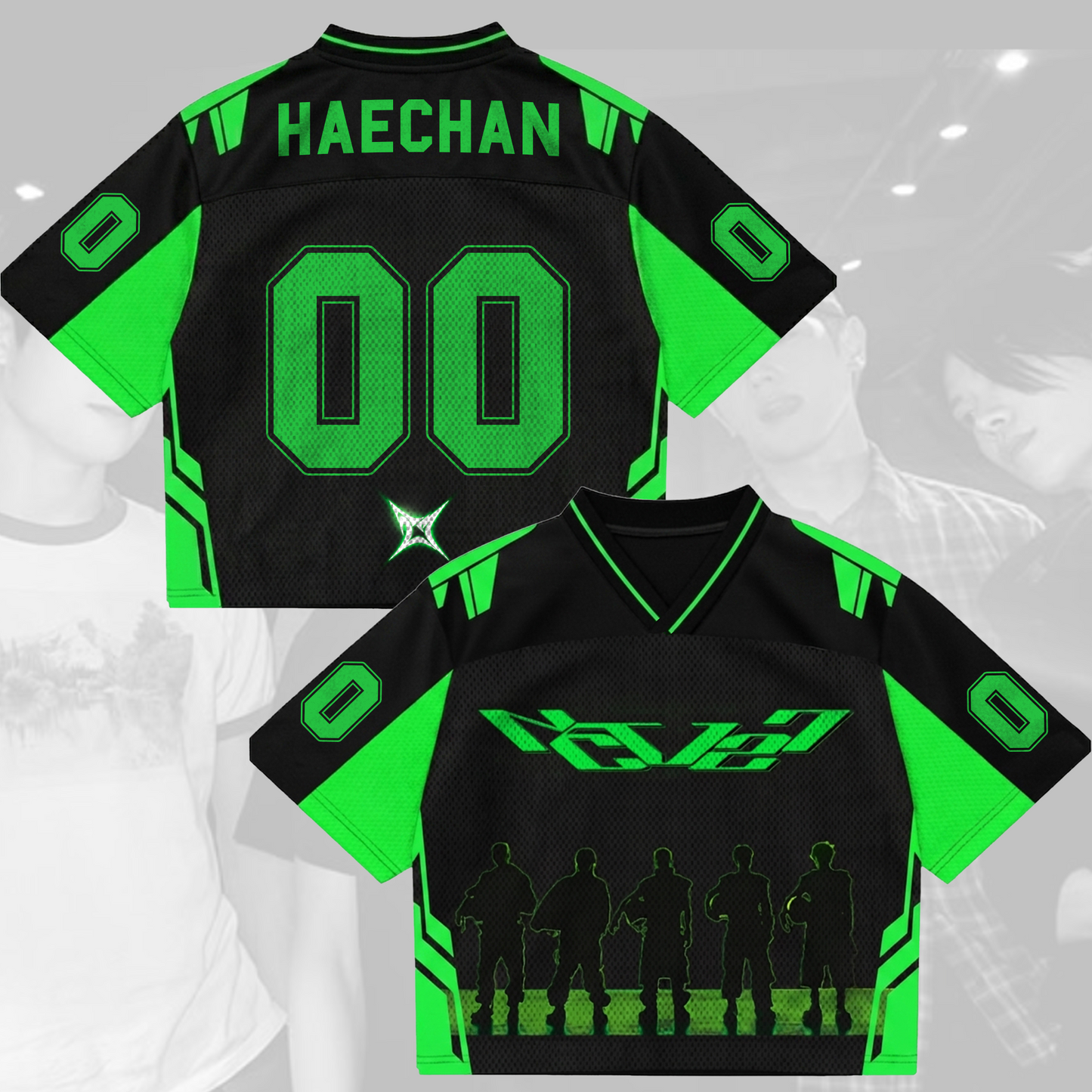 NCT 127 Blingy Domain Neo City Mixed Mesh Jersey Gift For Nctzen