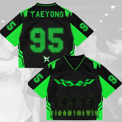 NCT 127 Blingy Domain Neo City Mixed Mesh Jersey Gift For Nctzen