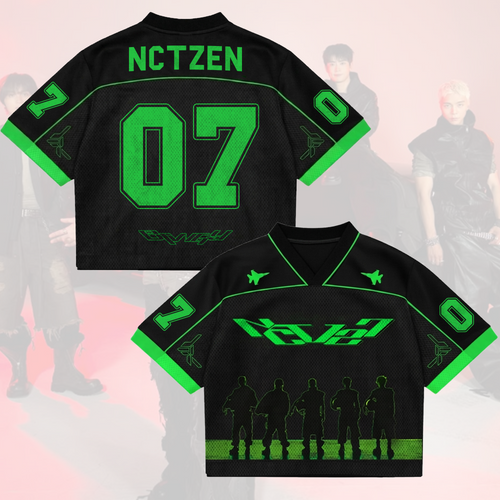 NCT 127 Blingy Pilot Mixed Mesh Jersey Gift For Fans