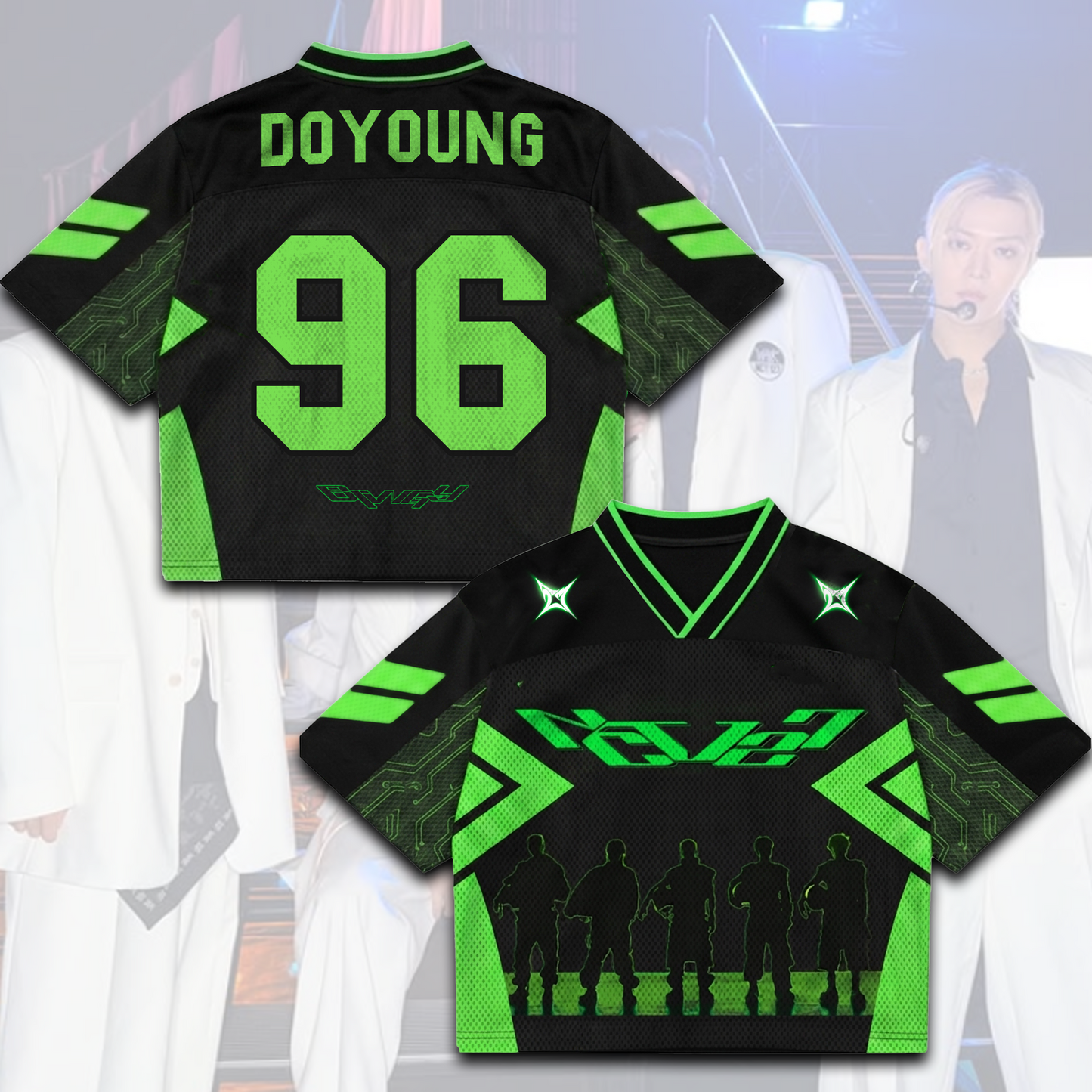 NCT 127 Come Back Blingy Album Mixed Mesh Jersey Fan Edition