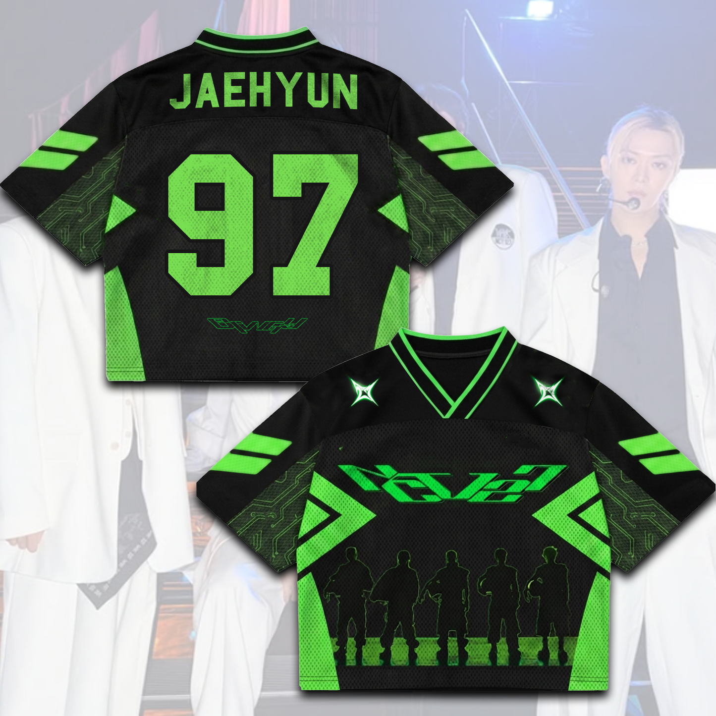 NCT 127 Come Back Blingy Album Mixed Mesh Jersey Fan Edition