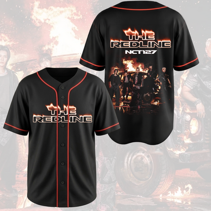 The Redline World Tour NCT 127 Baseball Jersey Gift For Fans