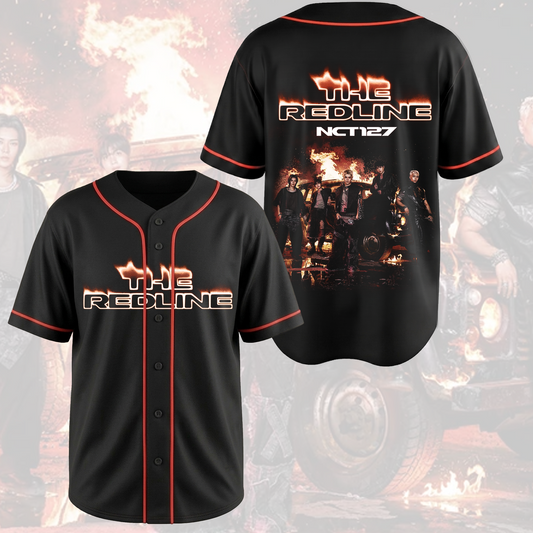 The Redline World Tour NCT 127 Baseball Jersey Gift For Fans