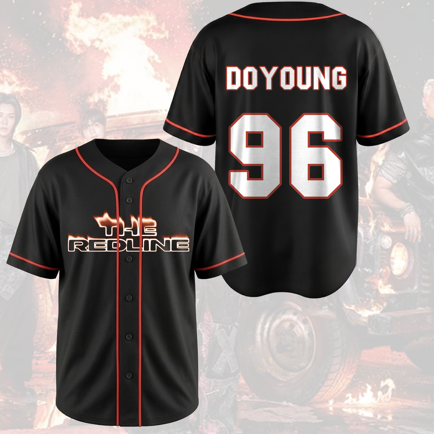 The Redline World Tour NCT 127 Baseball Jersey Gift For Fans