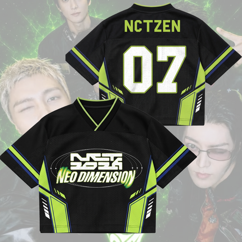 NCT 127 Neo Dimension 10th Anniversary Mixed Mesh Jersey Gift For Fans
