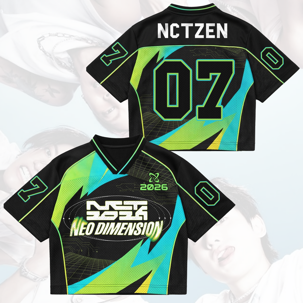 NCT 127 Neo Dimension Comeback Mixed Mesh Jersey Gift For Fans