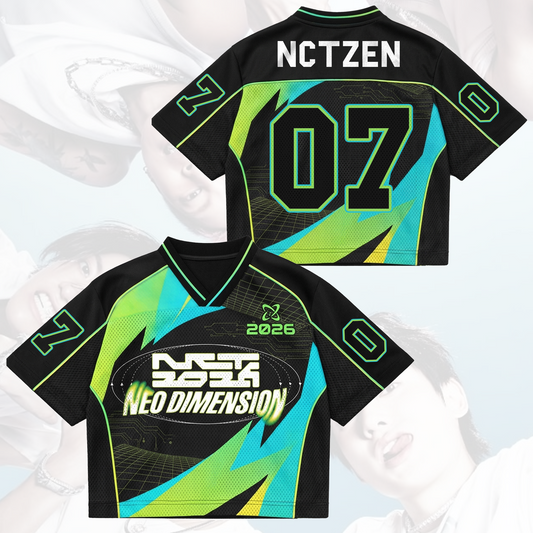NCT 127 Neo Dimension Comeback Mixed-Mesh-Trikot Geschenk für Fans
