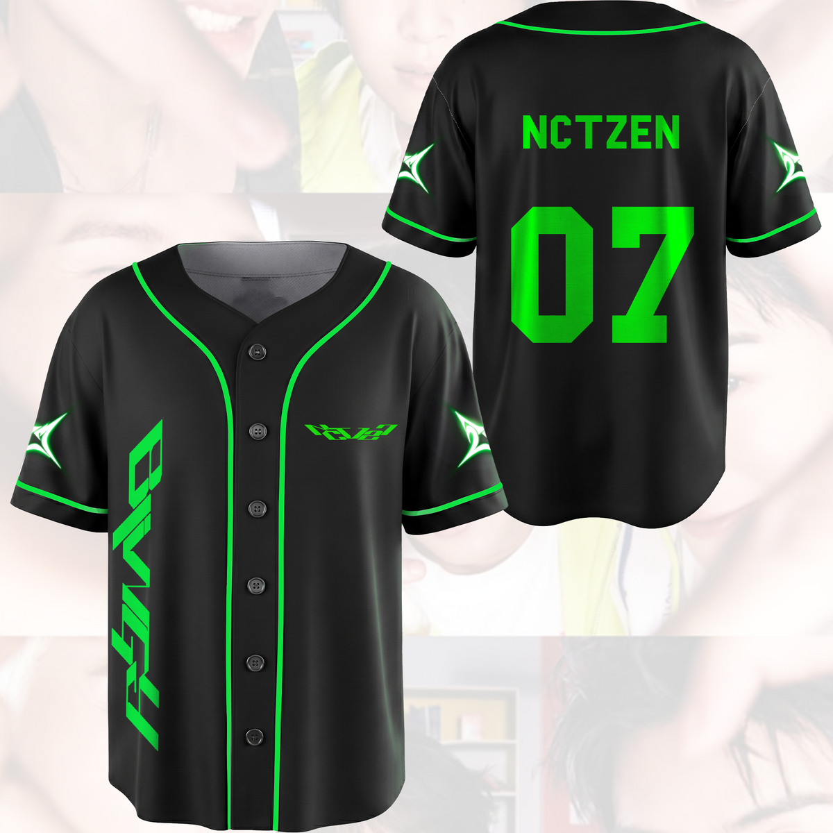 Glitzerndes NCT 127 Baseballtrikot Fan NCTZEN Geschenke