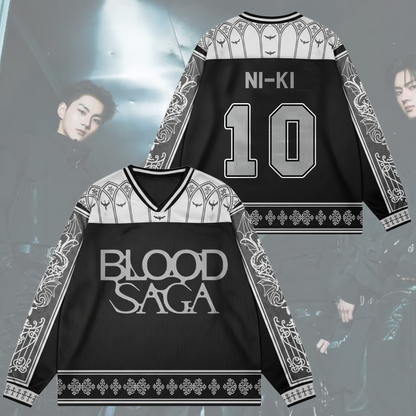 The Vanishing Sin Blood Saga Enhypen World Tour Mesh Splicing Long Sleeve