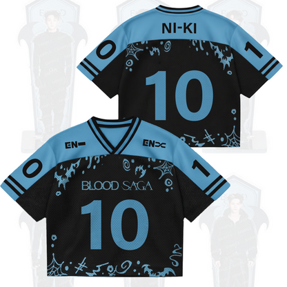 The Sin Vanish Enhypen Blood Saga World Tour Mixed Mesh Jersey