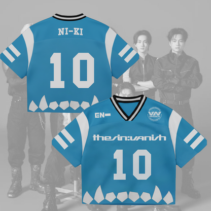 Enhypen Album The Sin Vanish Vampire Teeth Mixed Mesh Jersey