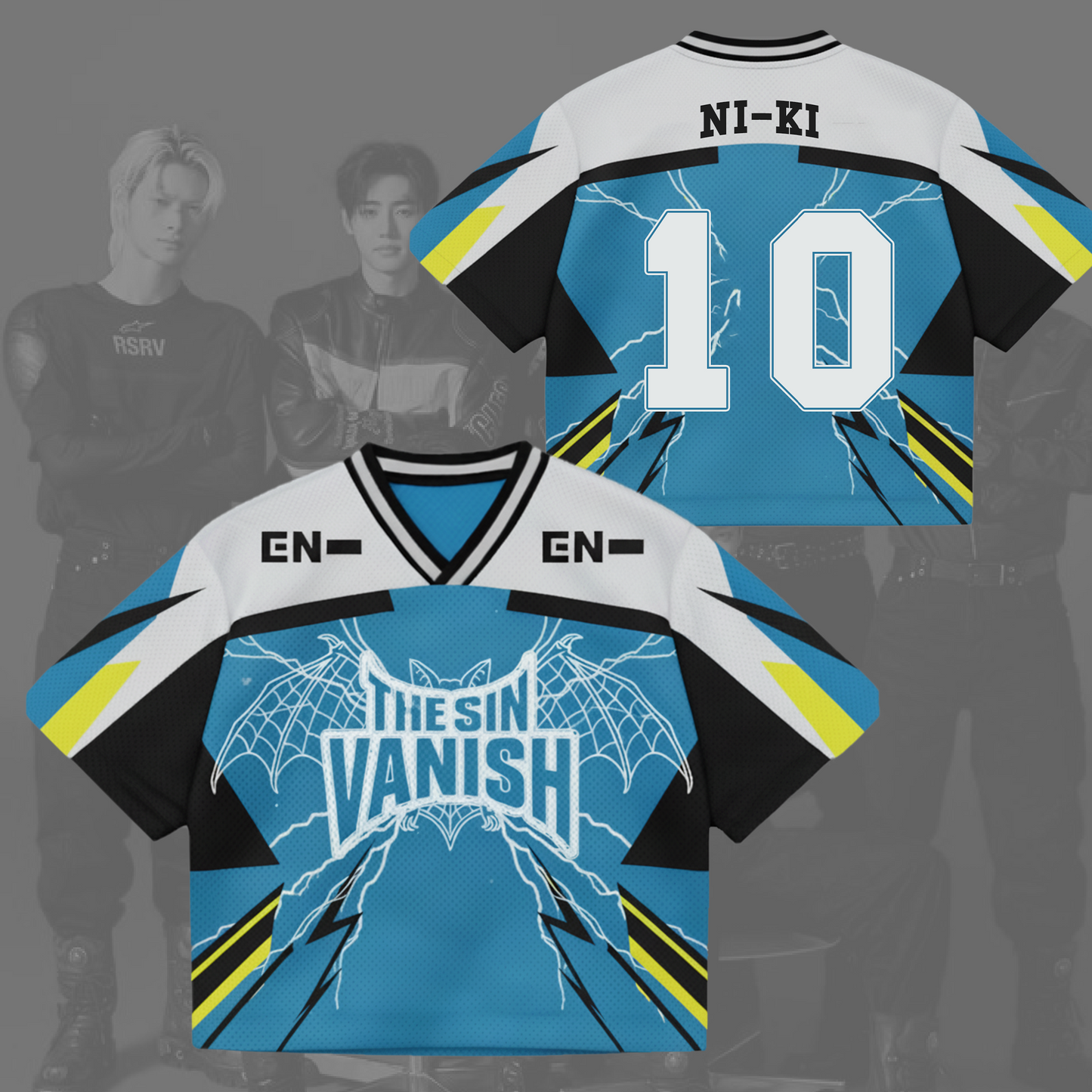 Enhypen Album The Sin Vanish Ver 3 Mixed Mesh Jersey