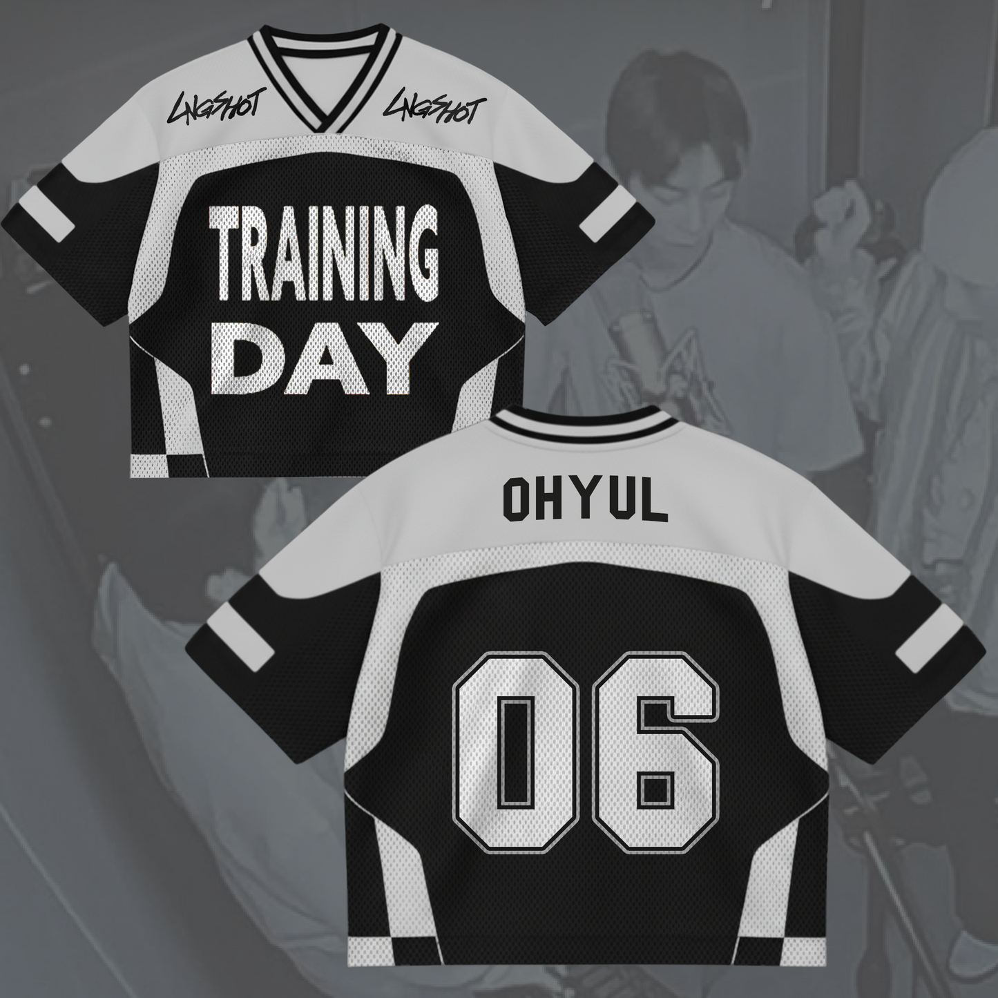 Training Day LNGSHOT Album Mixed Mesh Jersey Gifts