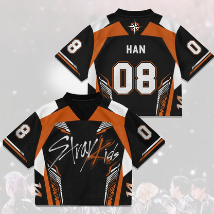 Orange Season  Stray Kids  Come Back Mixed Mesh Jersey Gift For Stays