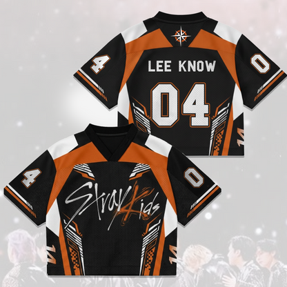 Orange Season  Stray Kids  Come Back Mixed Mesh Jersey Gift For Stays