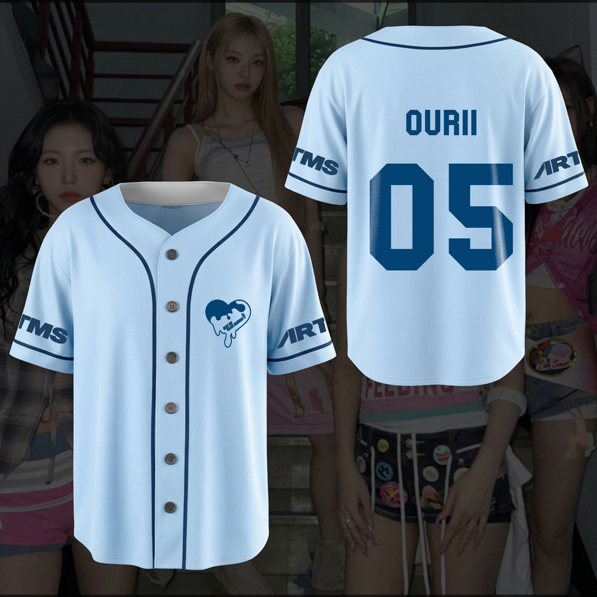 Electric ARTMS Art Of Blue BLood World Tour Baseball Jersey Gift For Fans