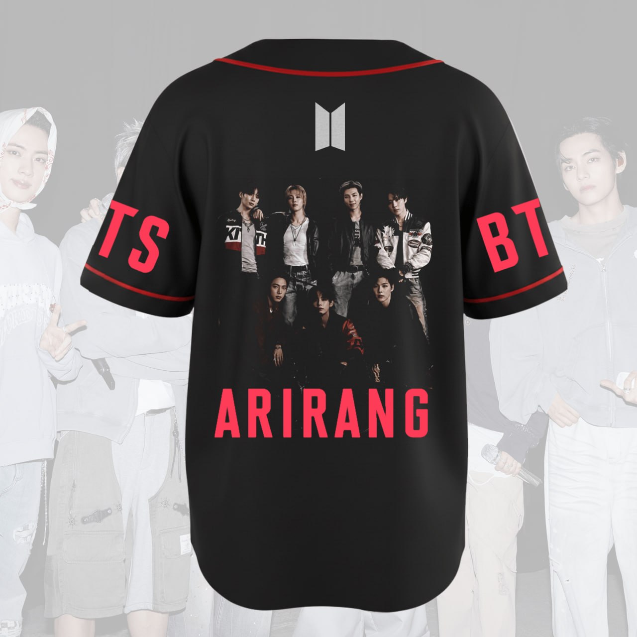 Sporty BTS 2026 Arirang World Tour Baseball Jersey