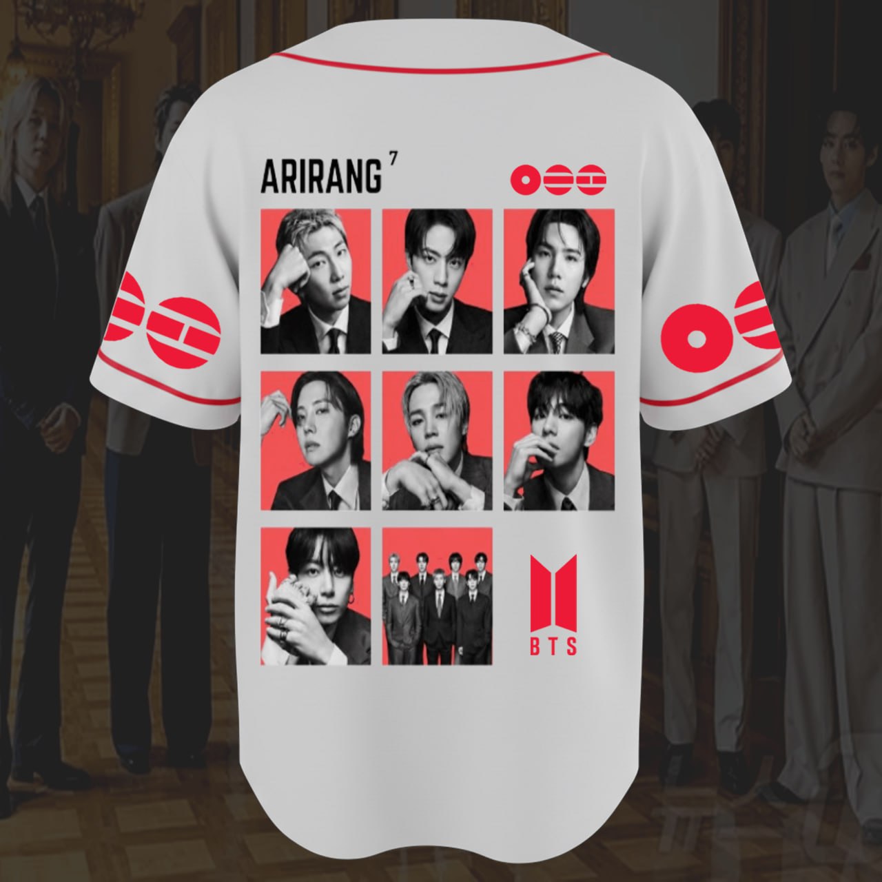 Sleek BTS 20 Arirang World Tour Baseball Jersey Fan Edition