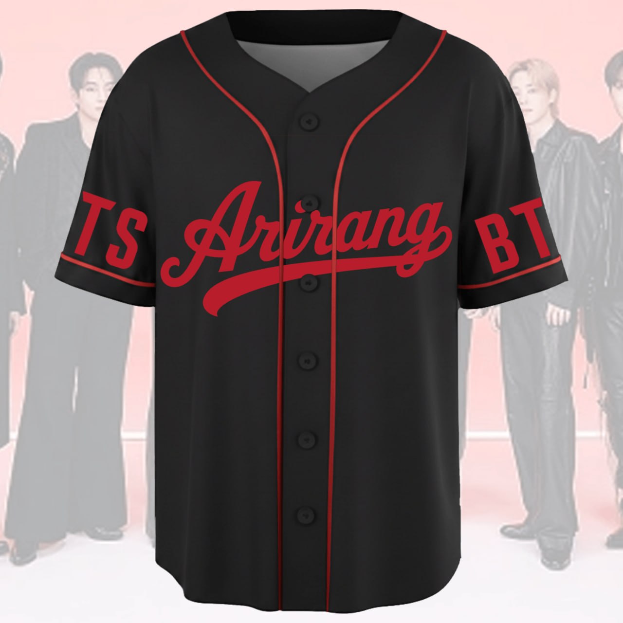 Eye To Eye BTS  World Tour 2026 Arirang Baseball Jersey Fan Edition