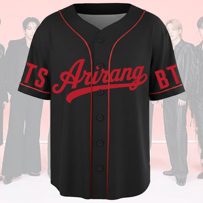 Eye To Eye BTS  World Tour 2026 Arirang Baseball Jersey Fan Edition