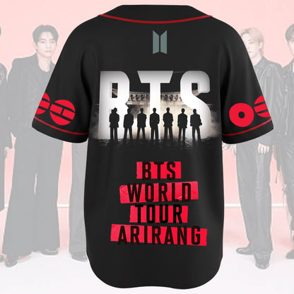 KIng Comeback Arirang World Tour BTS Baseball Jersey