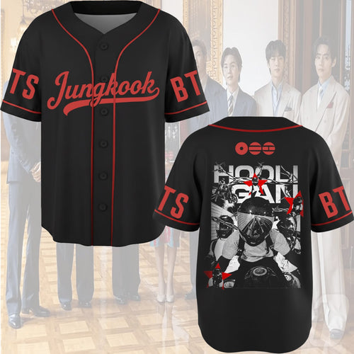 Jungkook Rider Arirang World Tour Baseball Jersey Fan Edition