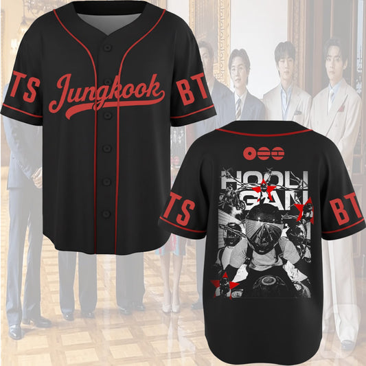 Jungkook Rider Arirang World Tour Baseball Jersey Fan Edition