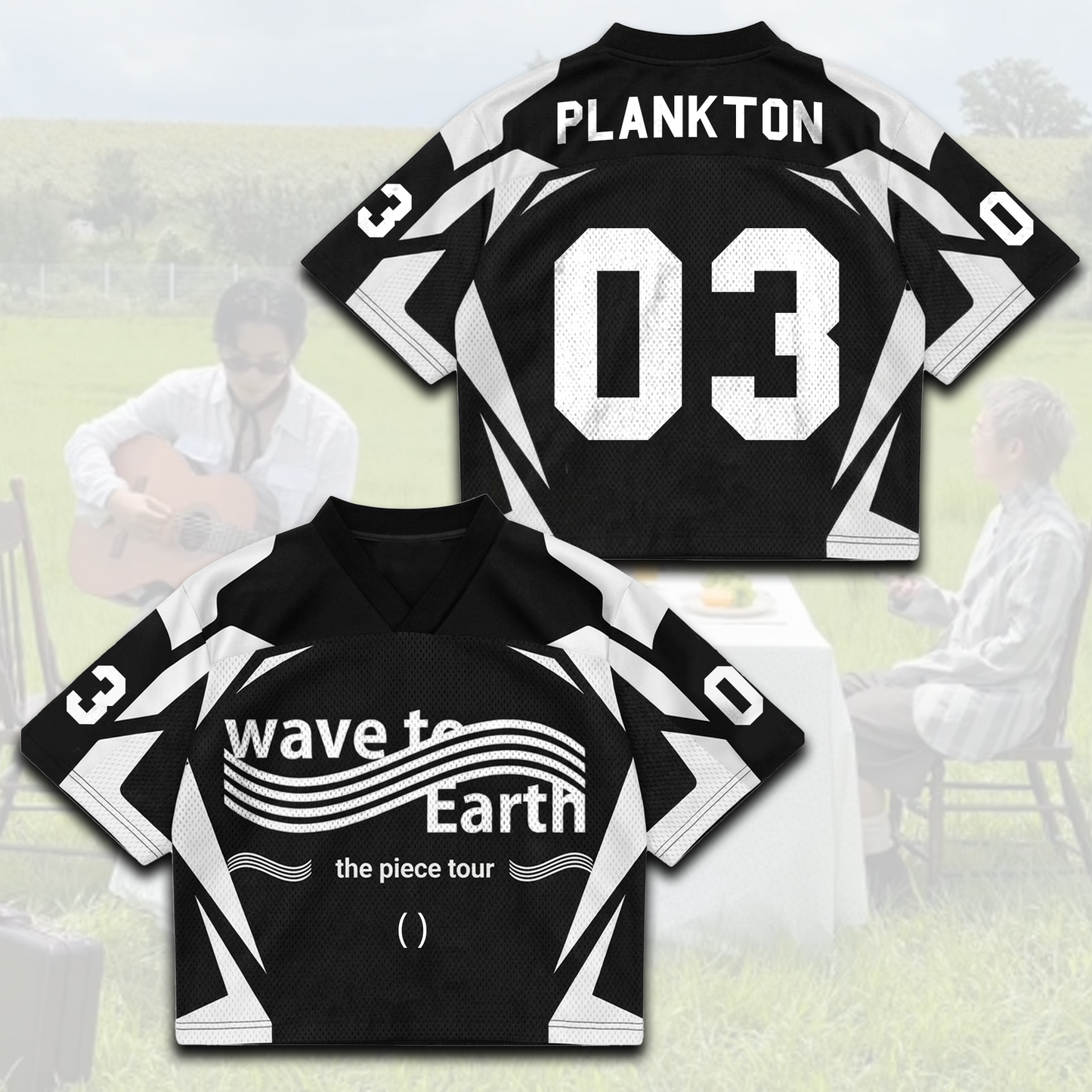 Wave To Earth The Piece Tour Mixed Mesh Jersey Gift For Fans