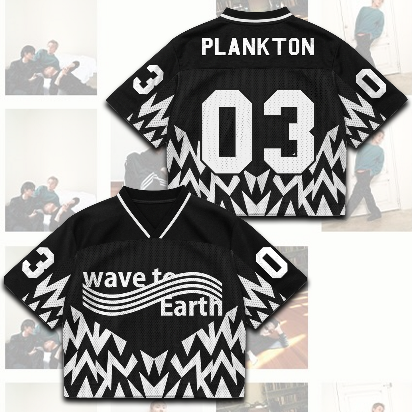 The Piece Tour Wave To Earth Bad Piece Mixed Mesh Jersey Gift For Fans