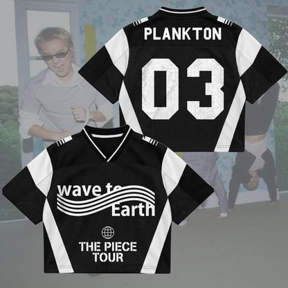Sporty Wave To Earth The Piece Tour Mixed Mesh Jersey Fan Gifts