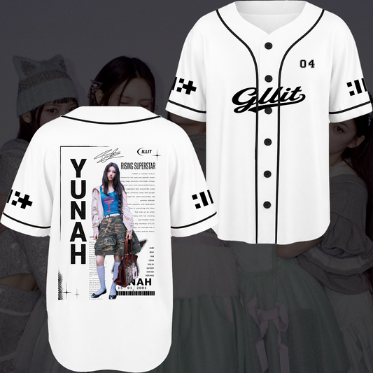 Illit Chronicles Concert Baseball Jersey Gift For Fans