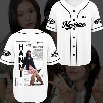 Newjeans Chronicles 2026 Summer Come Back Baseball Jersey Gift For Fans
