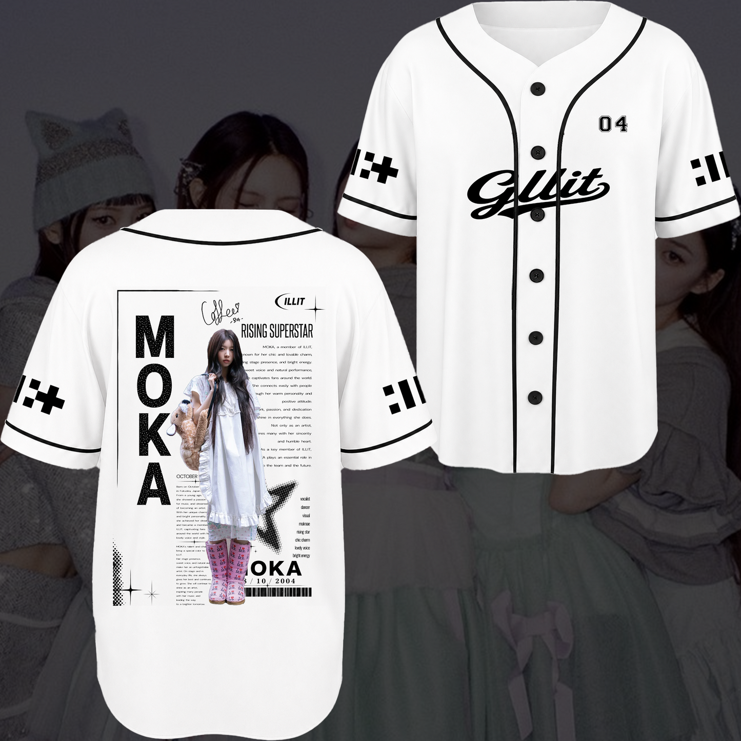 Illit Chronicles Concert Baseball Jersey Gift For Fans