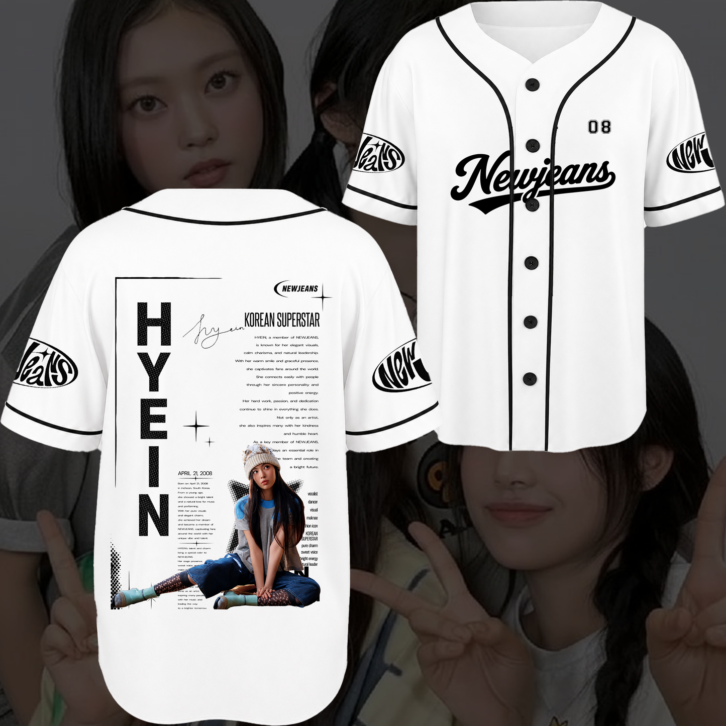 Newjeans Chronicles 2026 Summer Come Back Baseball Jersey Gift For Fans