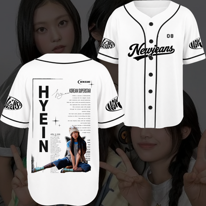Newjeans Chronicles 2026 Summer Come Back Baseball Jersey Gift For Fans