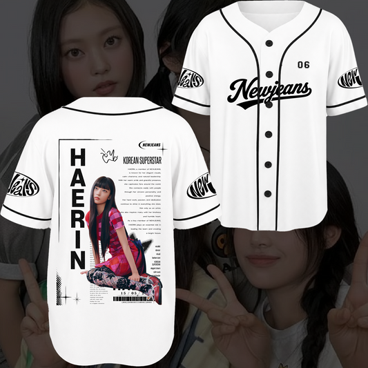 Newjeans Chronicles 2026 Summer Come Back Baseball Jersey Gift For Fans