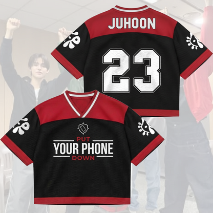 Cortis Tour Put Your Phone Down Mixed Mesh Jersey Gift For Fans