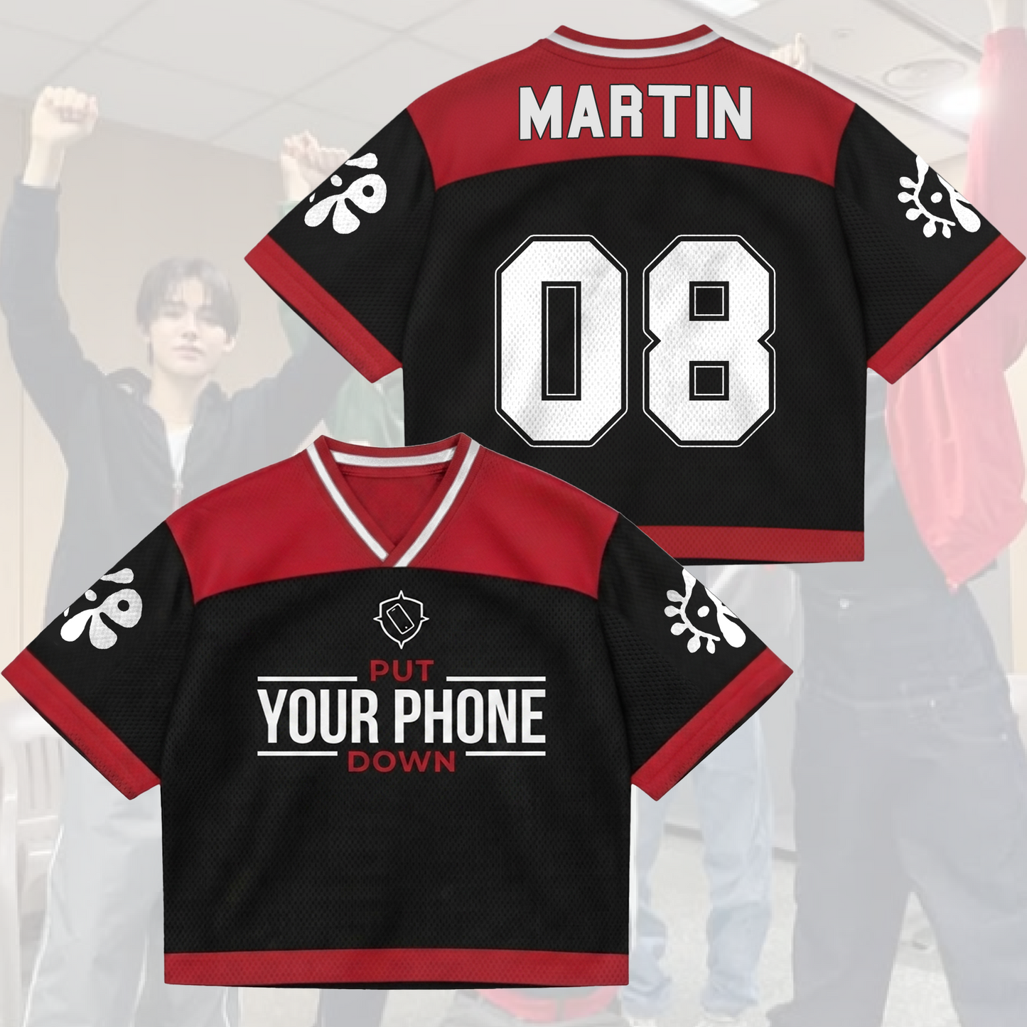 Cortis Tour Put Your Phone Down Mixed Mesh Jersey Gift For Fans